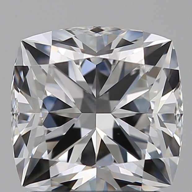 1.57 Carat Cushion Lab Diamond with  Cut Diamond in 14KT  view 1
