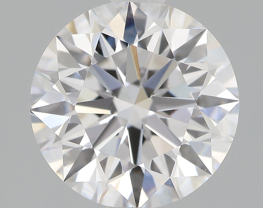 1.55 Carat Round Lab Diamond with  Cut Diamond in 14KT  view 1
