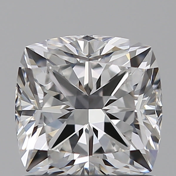 1.09 Carat Cushion Lab Diamond with  Cut Diamond in 14KT  view 1
