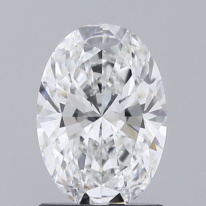 1.12 Carat Oval Lab Diamond with  Cut Diamond in 14KT  view 1
