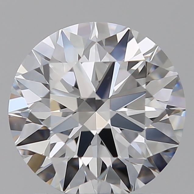 1.27 Carat Round Lab Diamond with  Cut Diamond in 14KT  view 1
