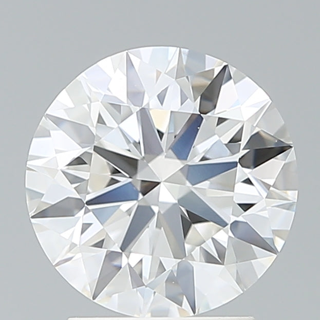 2.48 Carat Round Lab Diamond with  Cut Diamond in 14KT  view 1
