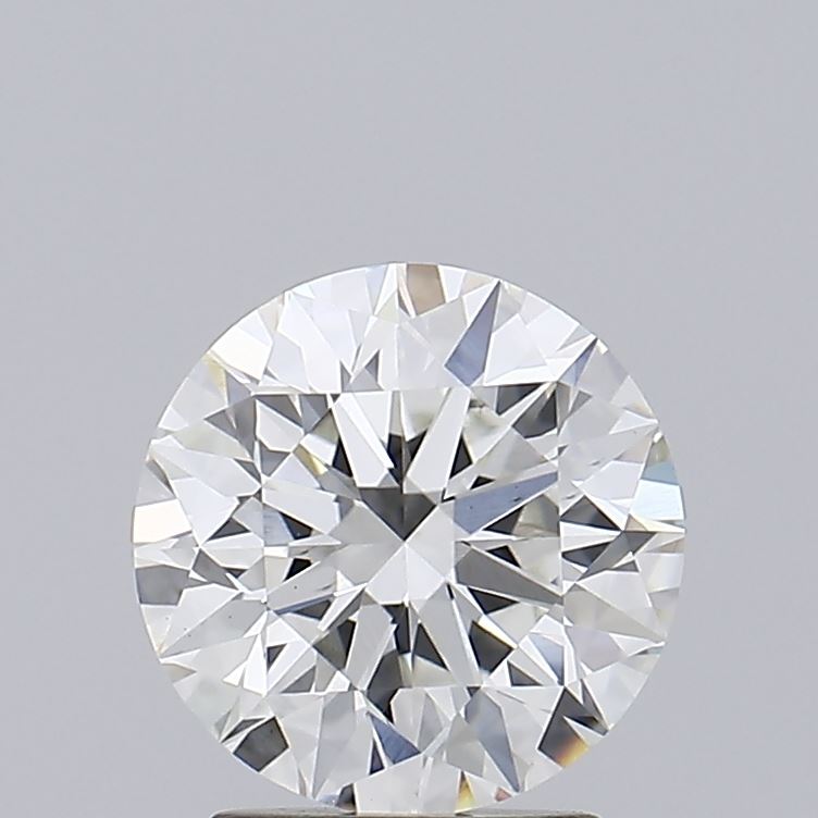 2.12 Carat Round Lab Diamond with  Cut Diamond in 14KT  view 1
