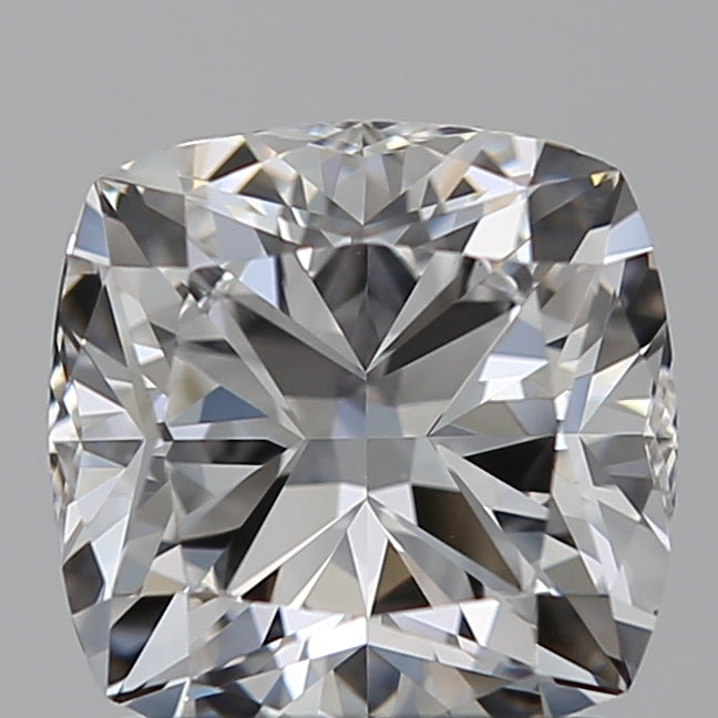 1.5 Carat Cushion Lab Diamond with  Cut Diamond in 14KT  view 1
