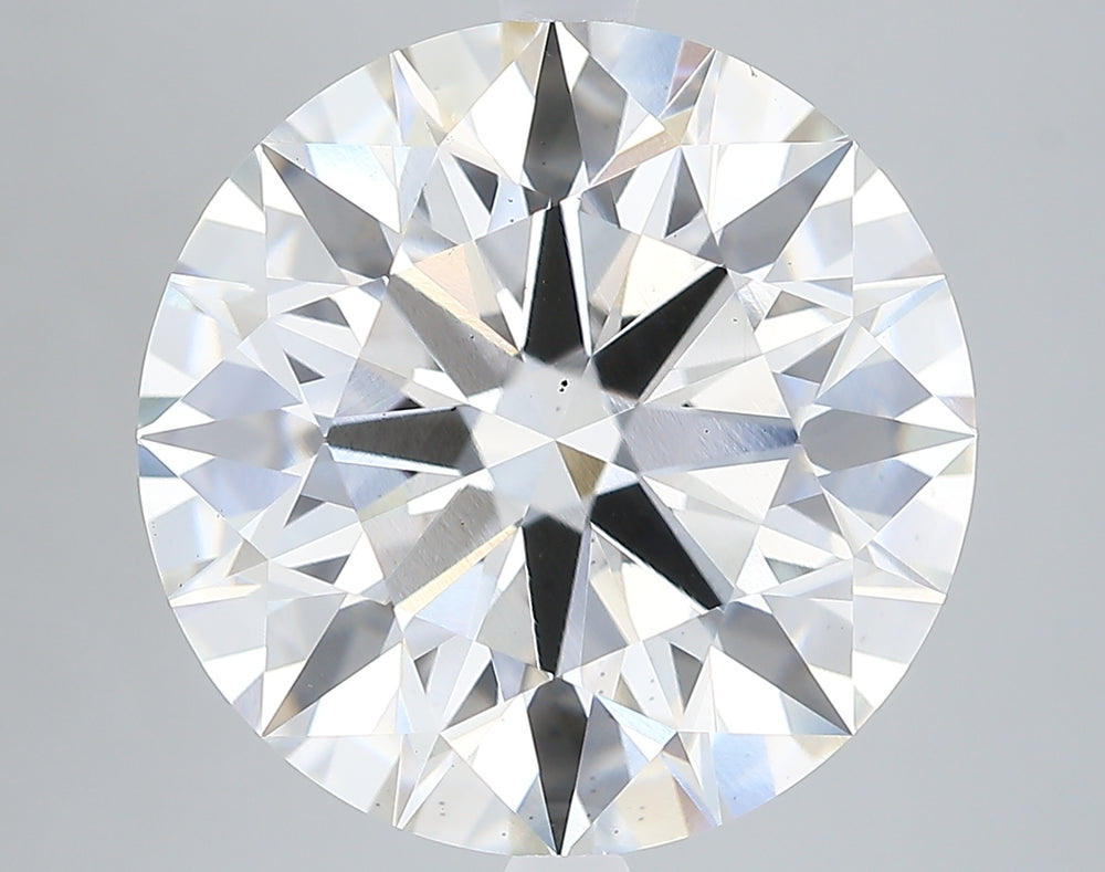 8.51 Carat Round Lab Diamond with  Cut Diamond in 14KT  view 1
