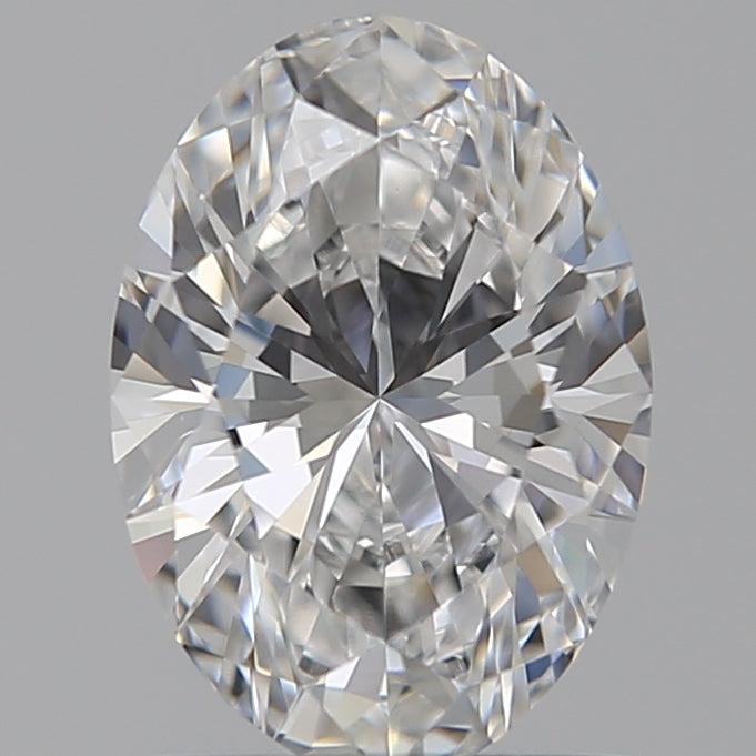 1.09 Carat Oval Lab Diamond with  Cut Diamond in 14KT  view 1

