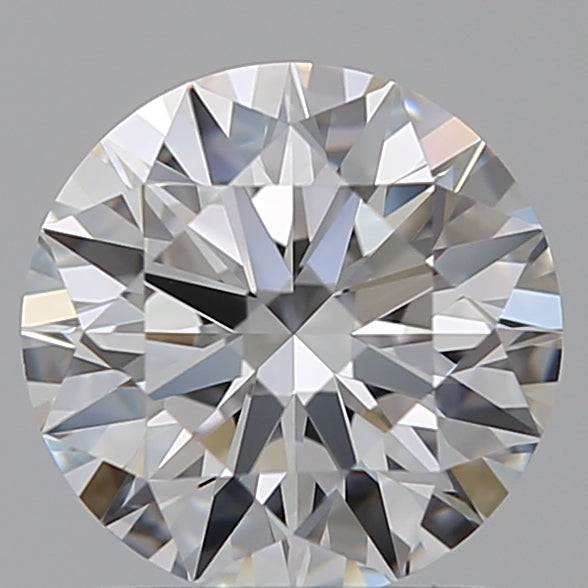 1.29 Carat Round Lab Diamond with  Cut Diamond in 14KT  view 1
