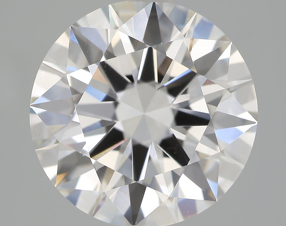 3.09 Carat Round Lab Diamond with  Cut Diamond in 14KT  view 1
