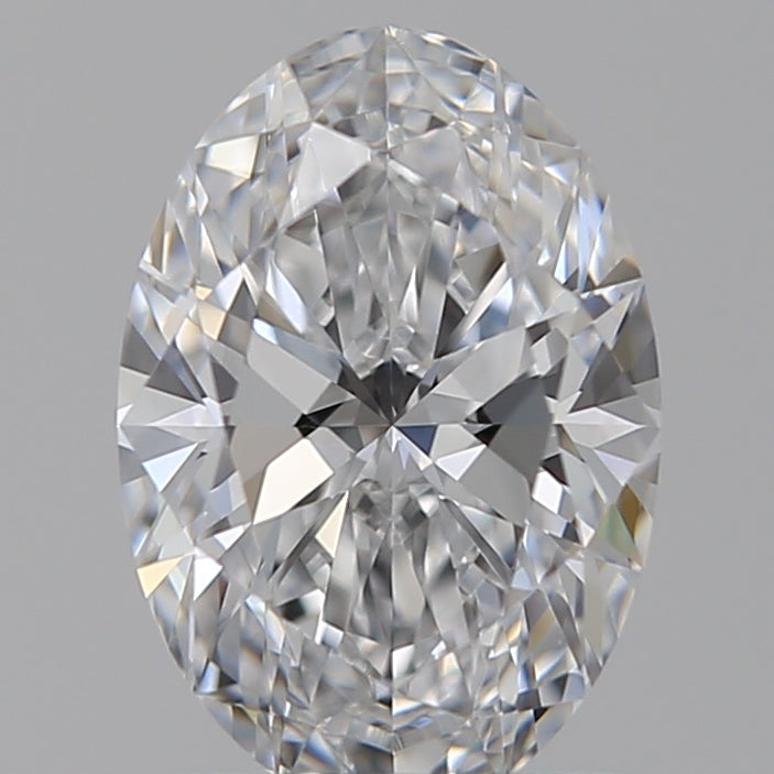 1.1 Carat Oval Lab Diamond with  Cut Diamond in 14KT  view 1

