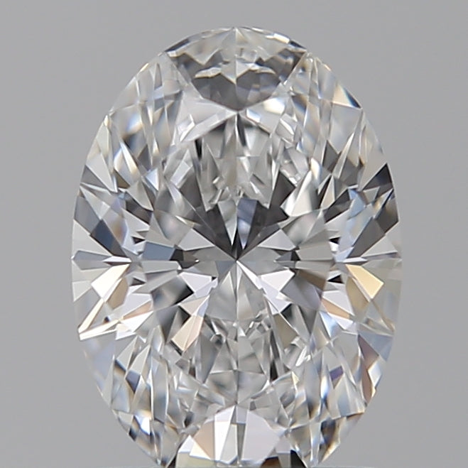 1.28 Carat Oval Lab Diamond with  Cut Diamond in 14KT  view 1
