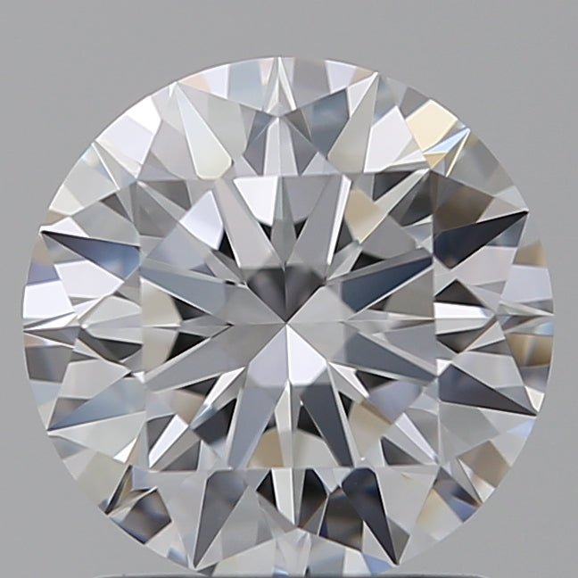 1.4 Carat Round Lab Diamond with  Cut Diamond in 14KT  view 1
