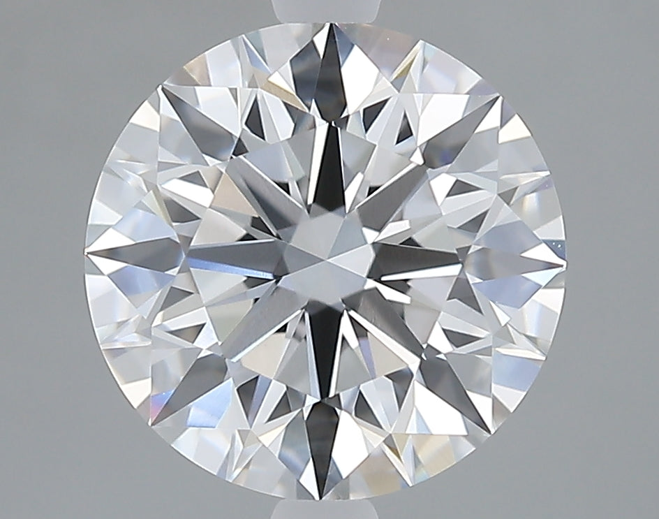 2.84 Carat Round Lab Diamond with  Cut Diamond in 14KT  view 1
