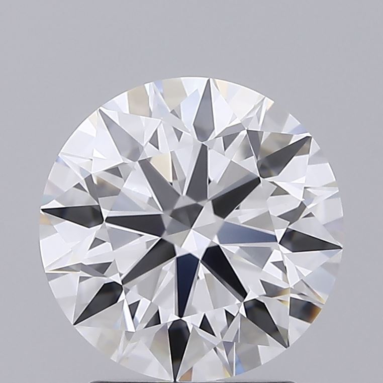 2.23 Carat Round Lab Diamond with  Cut Diamond in 14KT  view 1
