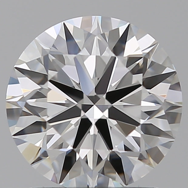 1.51 Carat Round Lab Diamond with  Cut Diamond in 14KT  view 1
