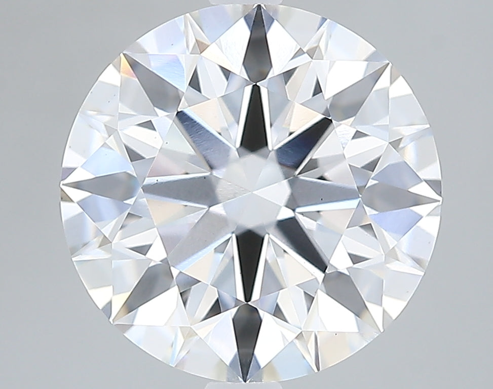 3.58 Carat Round Lab Diamond with  Cut Diamond in 14KT  view 1
