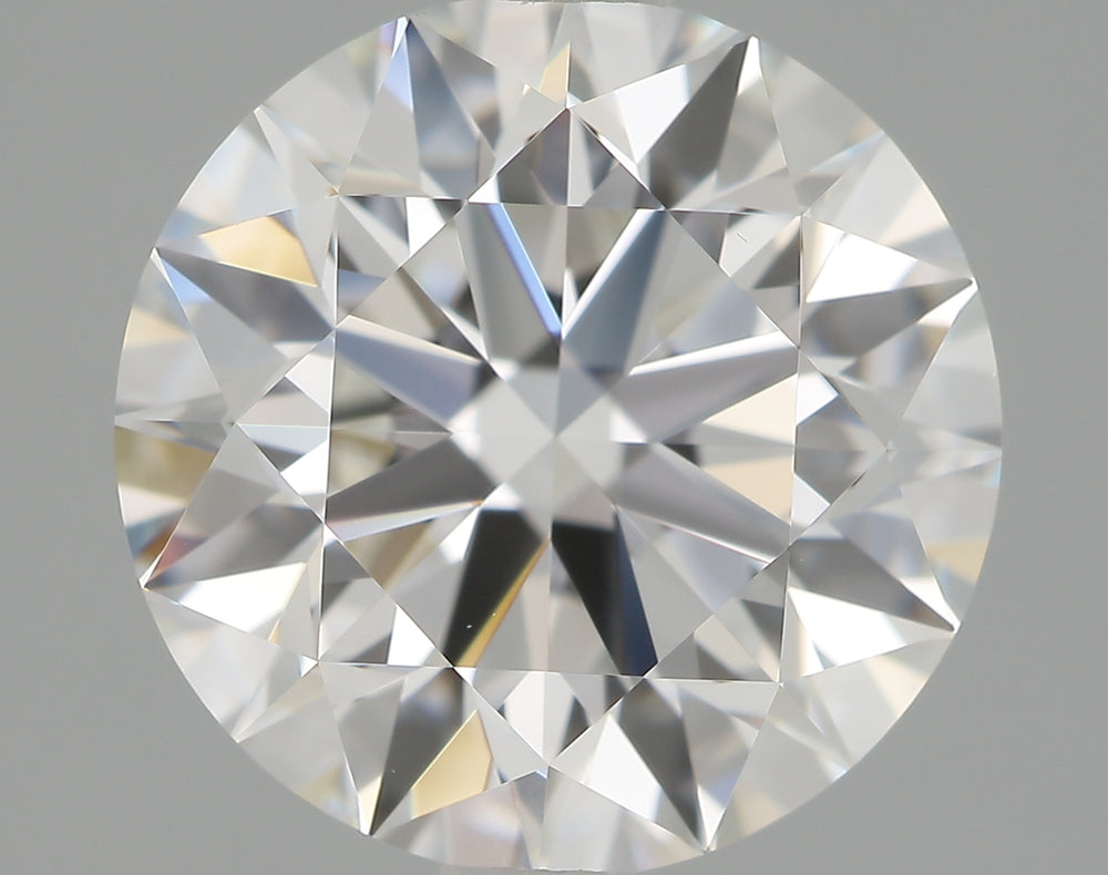 2.01 Carat Round Lab Diamond with  Cut Diamond in 14KT  view 1
