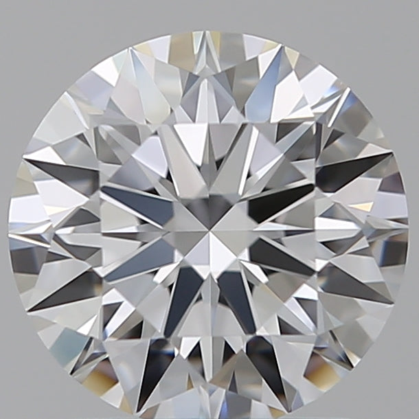 1.29 Carat Round Lab Diamond with  Cut Diamond in 14KT  view 1
