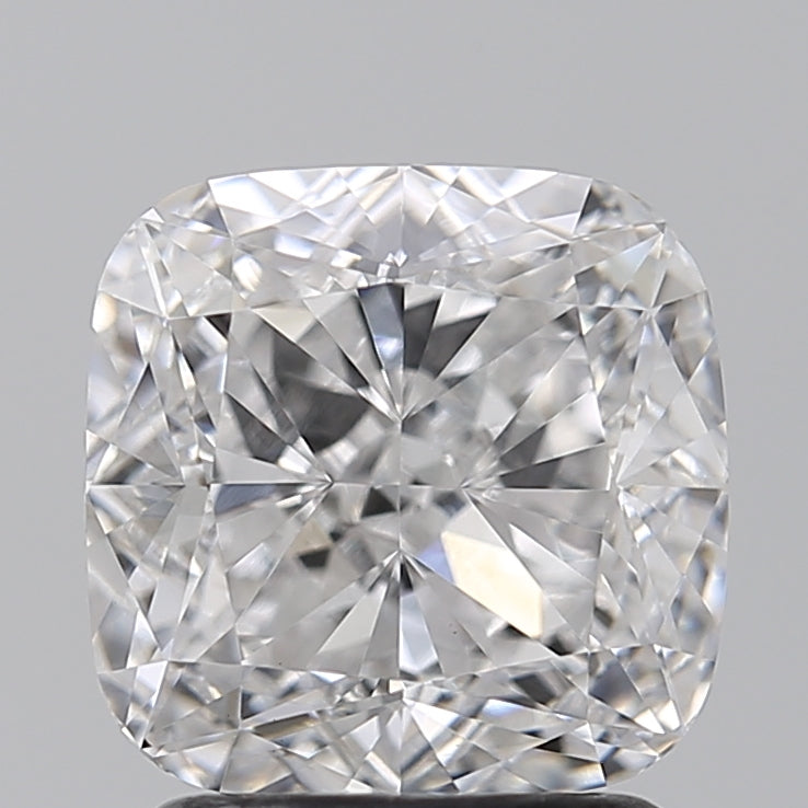 2.02 Carat Cushion Lab Diamond with  Cut Diamond in 14KT  view 1

