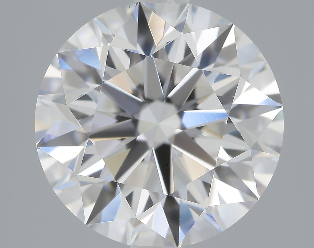 2.71 Carat Round Lab Diamond with  Cut Diamond in 14KT  view 1
