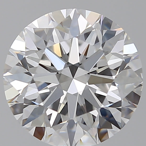 4.3 Carat Round Lab Diamond with  Cut Diamond in 14KT  view 1
