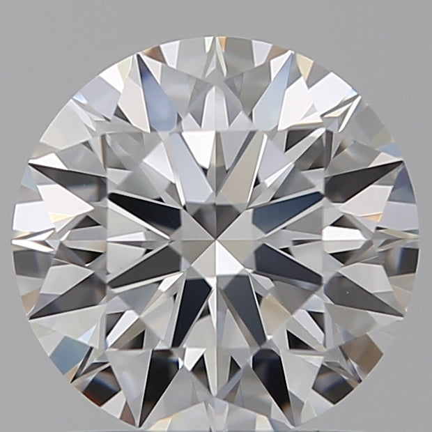 1.29 Carat Round Lab Diamond with  Cut Diamond in 14KT  view 1

