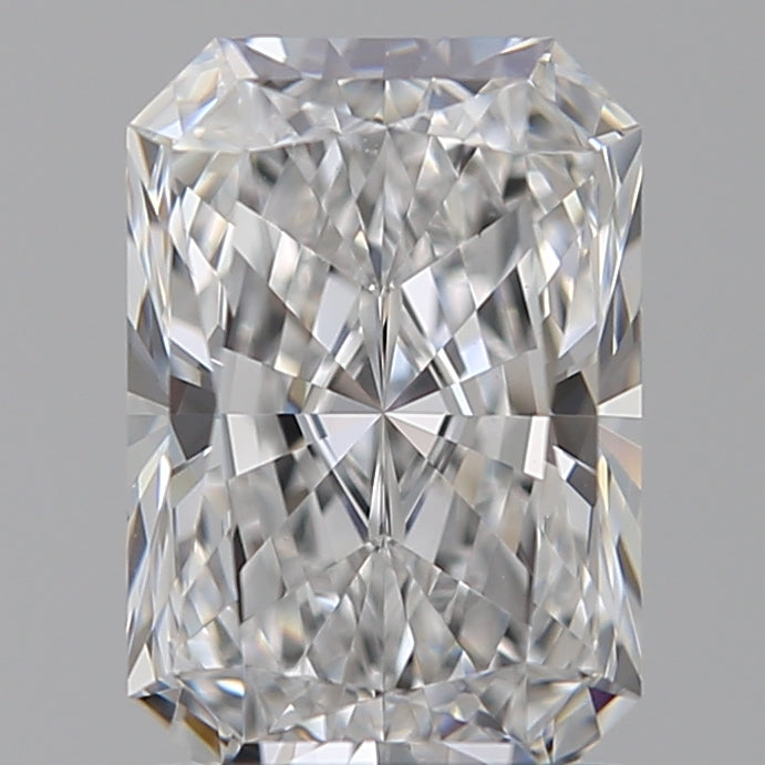 1.52 Carat Radiant Lab Diamond with  Cut Diamond in 14KT  view 1
