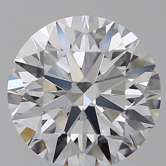1.5 Carat Round Lab Diamond with  Cut Diamond in 14KT  view 1
