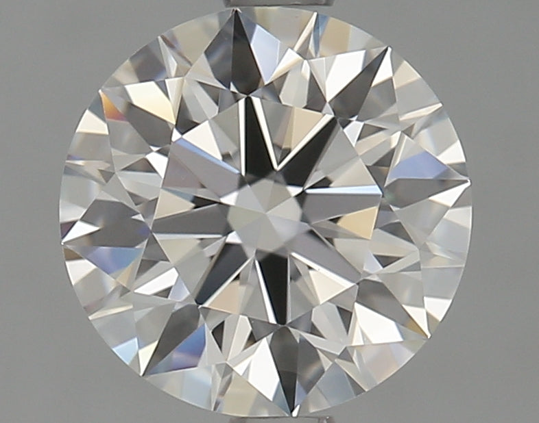 1.37 Carat Round Lab Diamond with  Cut Diamond in 14KT  view 1
