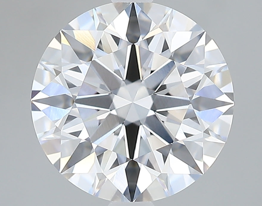 2.71 Carat Round Lab Diamond with  Cut Diamond in 14KT  view 1
