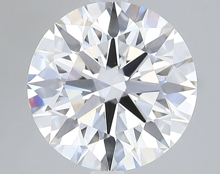 2.87 Carat Round Lab Diamond with  Cut Diamond in 14KT  view 1
