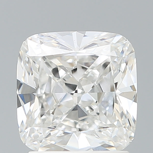 2.02 Carat Cushion Lab Diamond with  Cut Diamond in 14KT  view 1
