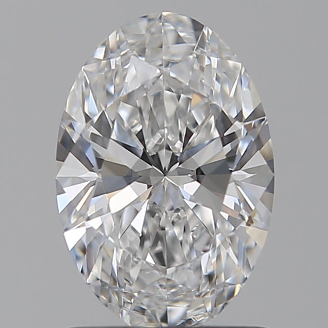 1.09 Carat Oval Lab Diamond with  Cut Diamond in 14KT  view 1
