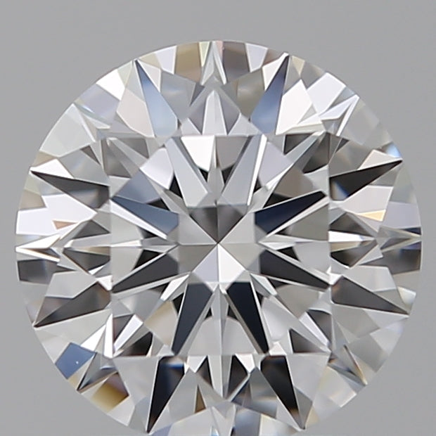 1.27 Carat Round Lab Diamond with  Cut Diamond in 14KT  view 1
