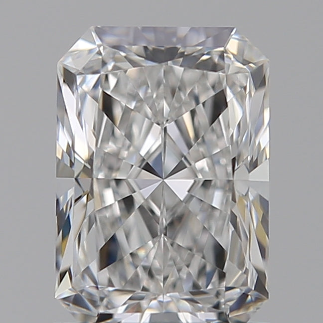 1.04 Carat Radiant Lab Diamond with  Cut Diamond in 14KT  view 1
