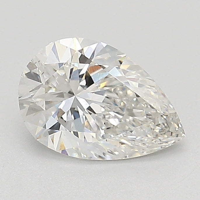 1.03 Carat Pear Lab Diamond with  Cut Diamond in 14KT  view 1
