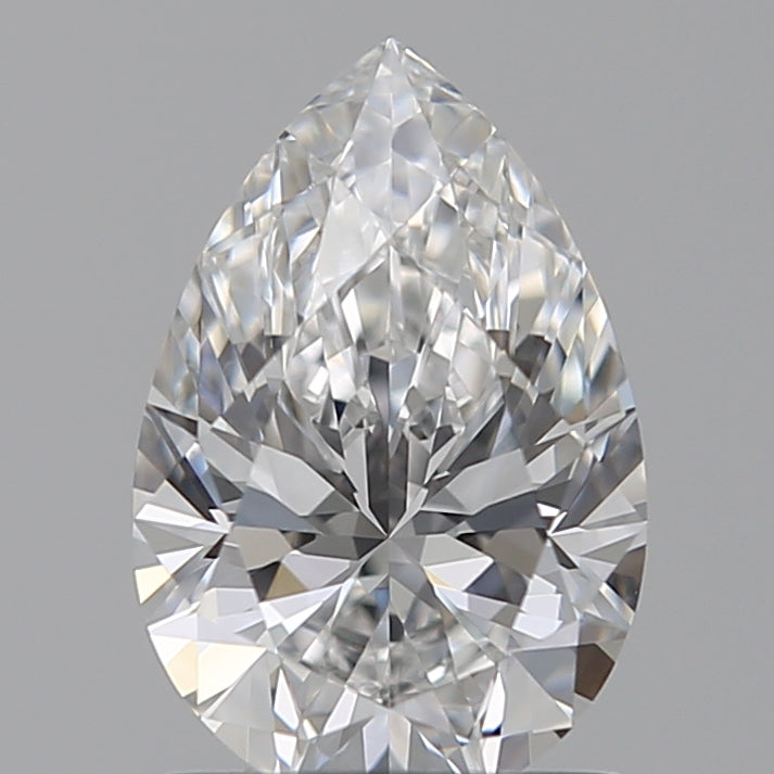 1.09 Carat Pear Lab Diamond with  Cut Diamond in 14KT  view 1
