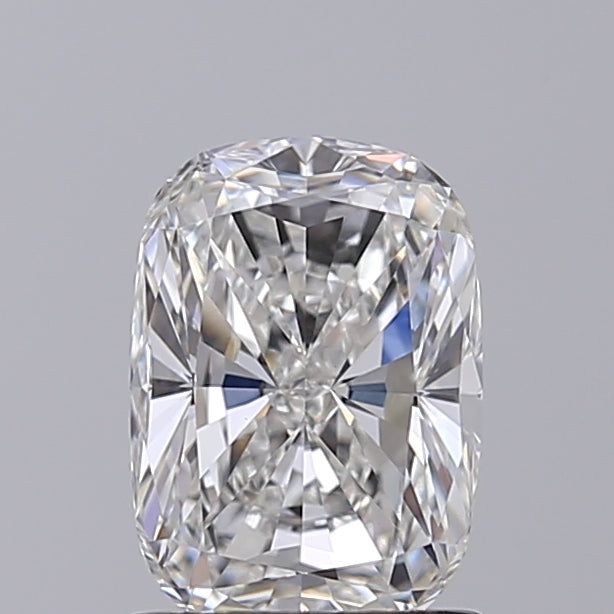 1.41 Carat Cushion Lab Diamond with  Cut Diamond in 14KT  view 1
