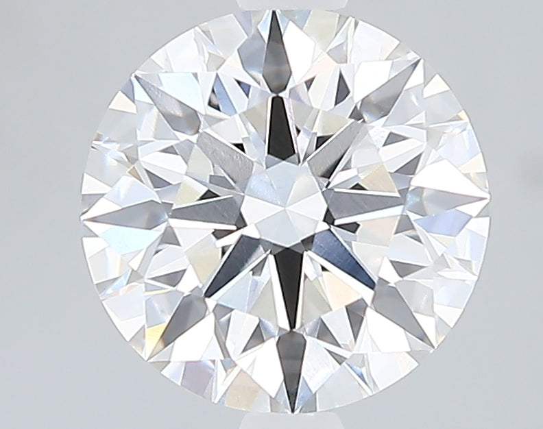 1.86 Carat Round Lab Diamond with  Cut Diamond in 14KT  view 1
