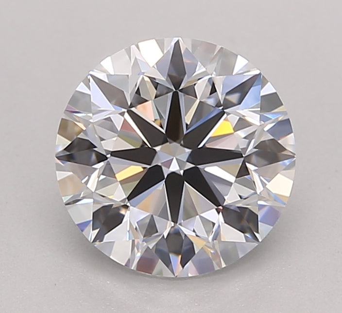 1.5 Carat Round Lab Diamond with  Cut Diamond in 14KT  view 1
