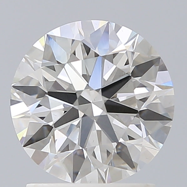 1.74 Carat Round Lab Diamond with  Cut Diamond in 14KT  view 1
