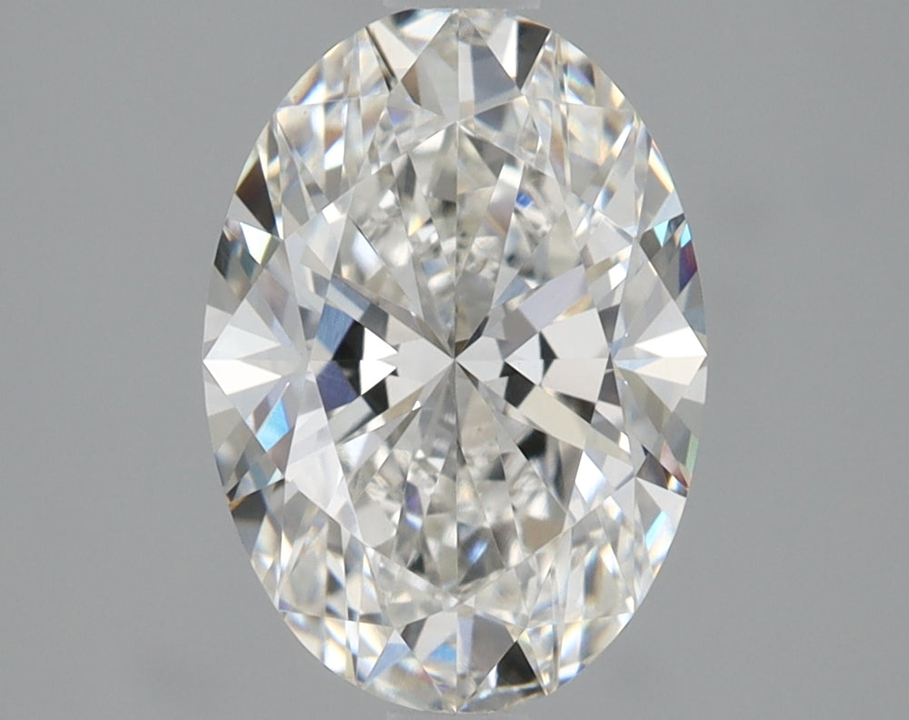 1.75 Carat Oval Lab Diamond with  Cut Diamond in 14KT  view 1
