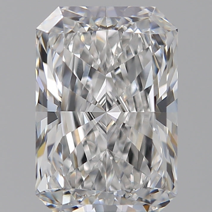 2.27 Carat Radiant Lab Diamond with  Cut Diamond in 14KT  view 1
