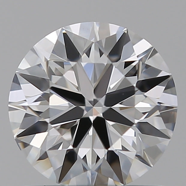 0.9 Carat Round Lab Diamond with  Cut Diamond in 14KT  view 1
