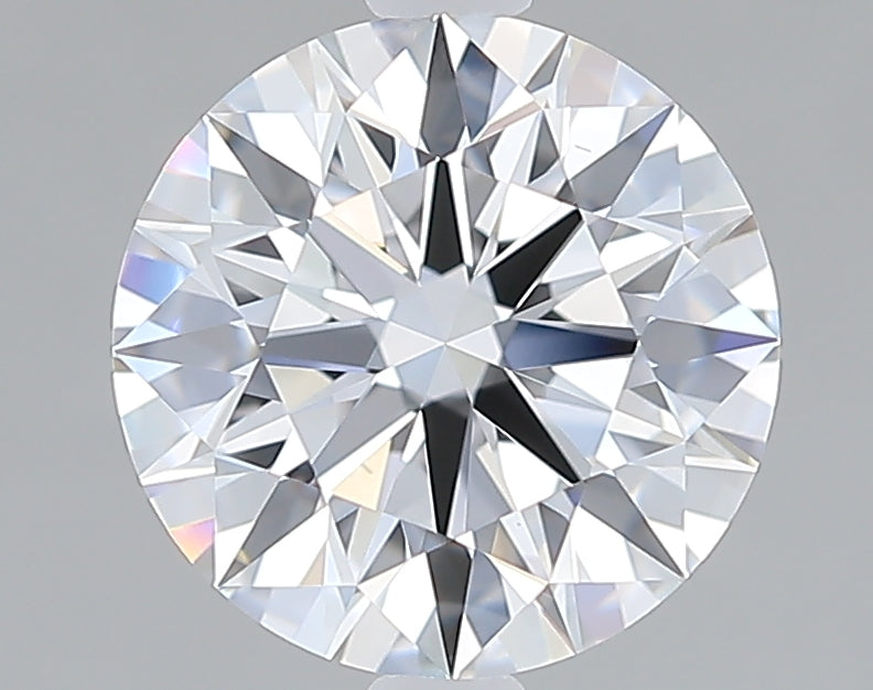 1.9 Carat Round Lab Diamond with  Cut Diamond in 14KT  view 1
