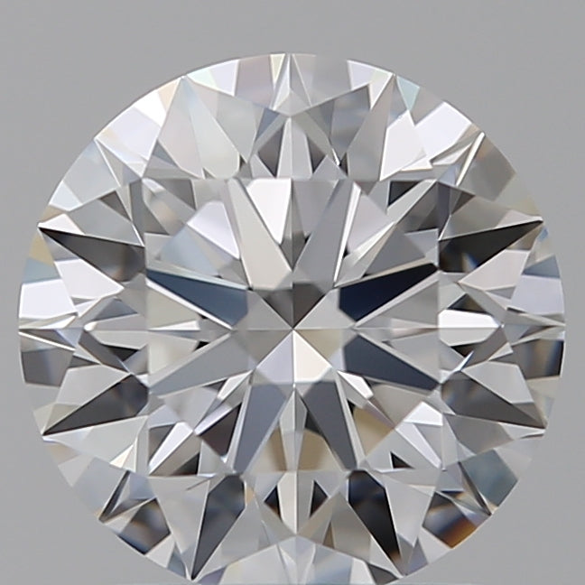 1.51 Carat Round Lab Diamond with  Cut Diamond in 14KT  view 1
