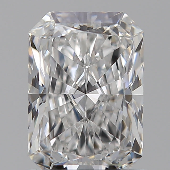 1.05 Carat Radiant Lab Diamond with  Cut Diamond in 14KT  view 1
