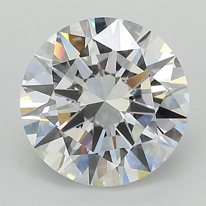 2.0 Carat Round Lab Diamond with  Cut Diamond in 14KT  view 1
