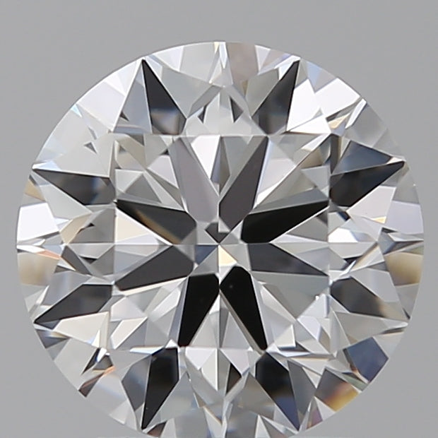 1.9 Carat Round Lab Diamond with  Cut Diamond in 14KT  view 1
