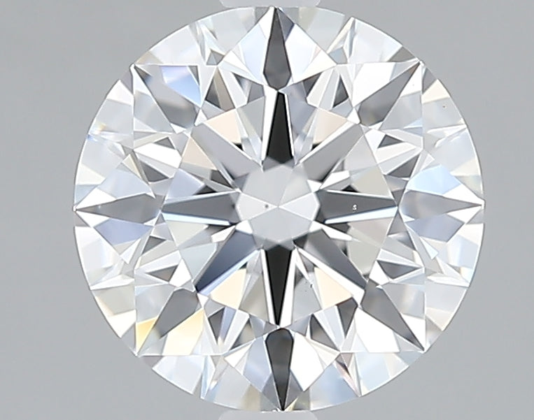 1.7 Carat Round Lab Diamond with  Cut Diamond in 14KT  view 1
