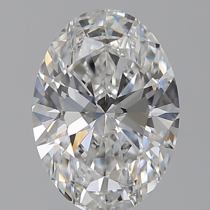 1.9 Carat Oval Lab Diamond with  Cut Diamond in 14KT  view 1
